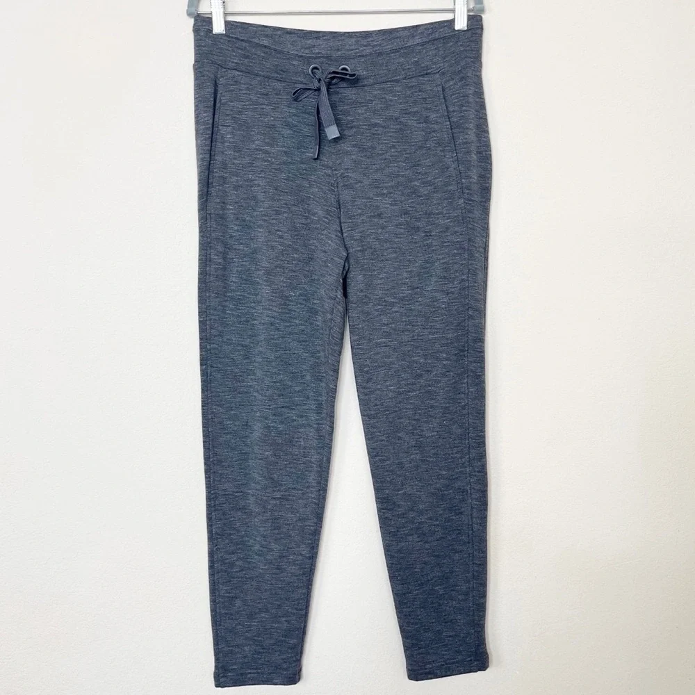 Athleta Post Om Jogger Pants Heather Gray Size Small